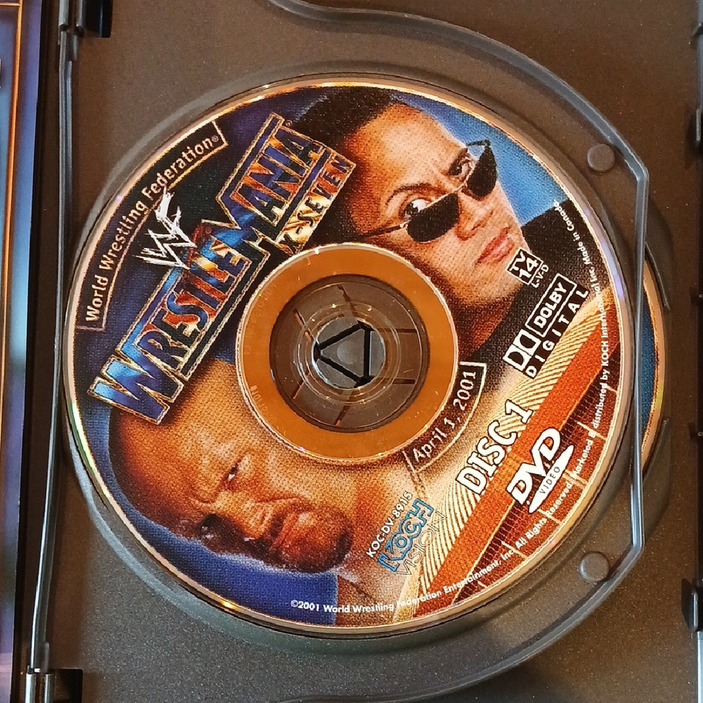 WWF Wrestlemania X7 2 Disc DVD 2001 Wrestling ~ Complete ~ Rare 17 X-Seven - Picture 4 of 6